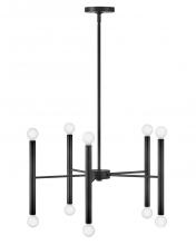 Lark 83198BK - Medium Multi Tier Convertible Chandelier