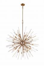 Vinci Lighting Inc. C1084-36"AB/WH - Drake Pendant Aged Brass/White