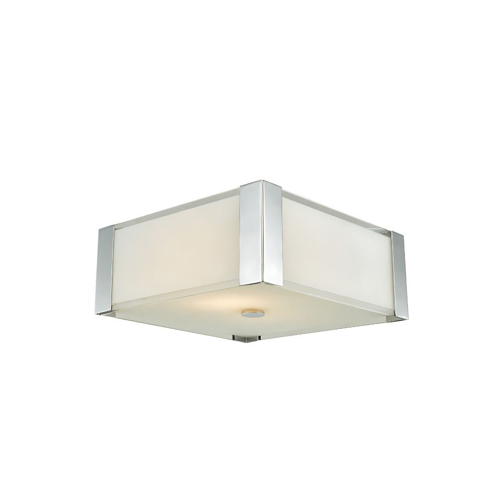 Avista Urban Flush Mount Square 2-Light Chrome