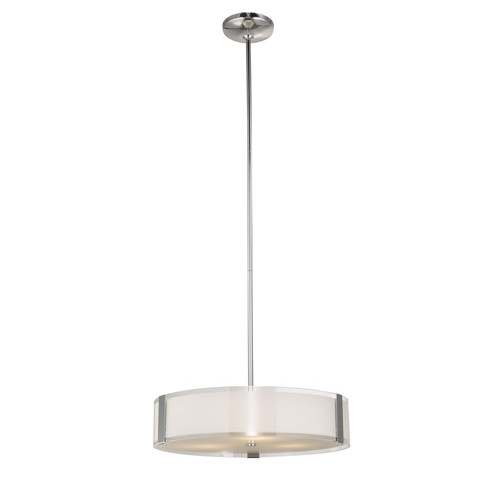 Avista Urban Pendent Round 3-Light Brushed Nickel