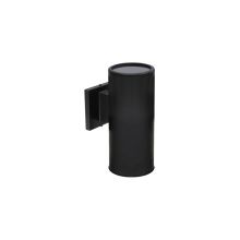 Avista Lighting Inc A1003R-BK - Avista Cylinder Outdoor Wall Sconce Black -Round 10"