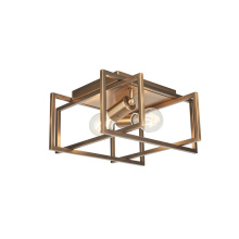 Avista Lighting Inc A4712AB - Avista Korson 12" Flush Mount Antique Brass 2-Light
