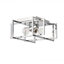 Avista Lighting Inc A4712CH - Avista Korson 12" Flush Mount Chrome 2-Light