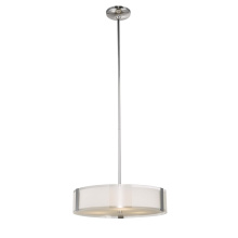 Avista Lighting Inc A98053S-11 - Avista Urban Pendent Round 3-Light Brushed Nickel