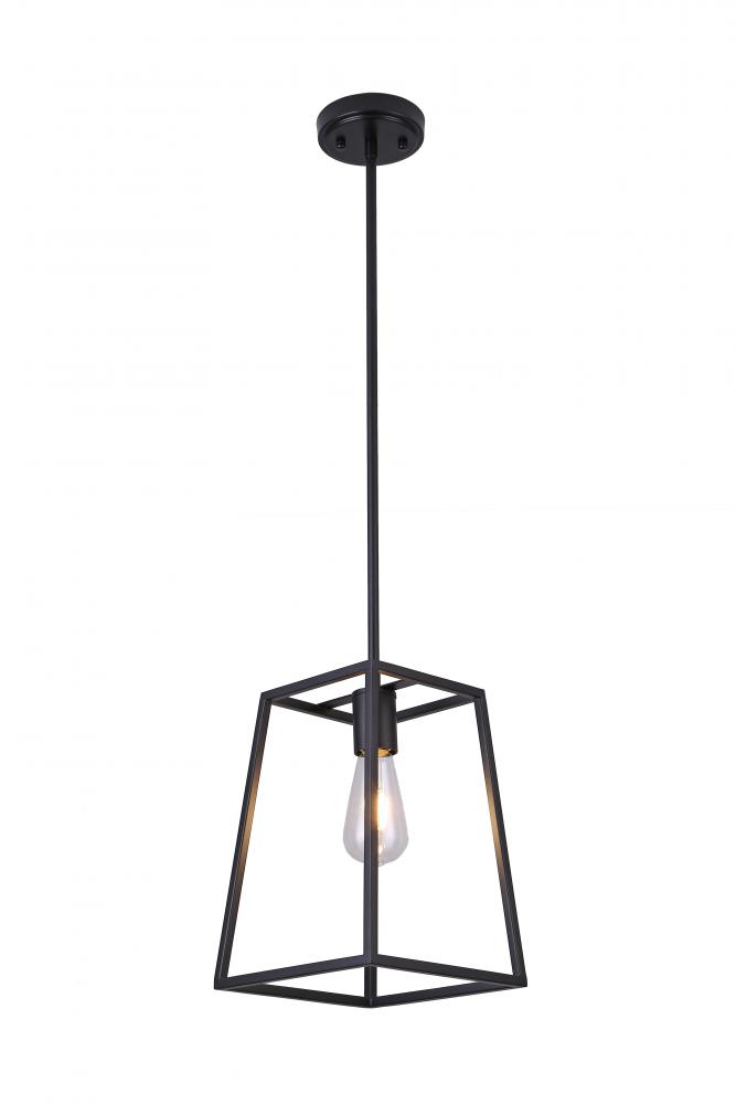 8.5" Mini Pendant in black finish