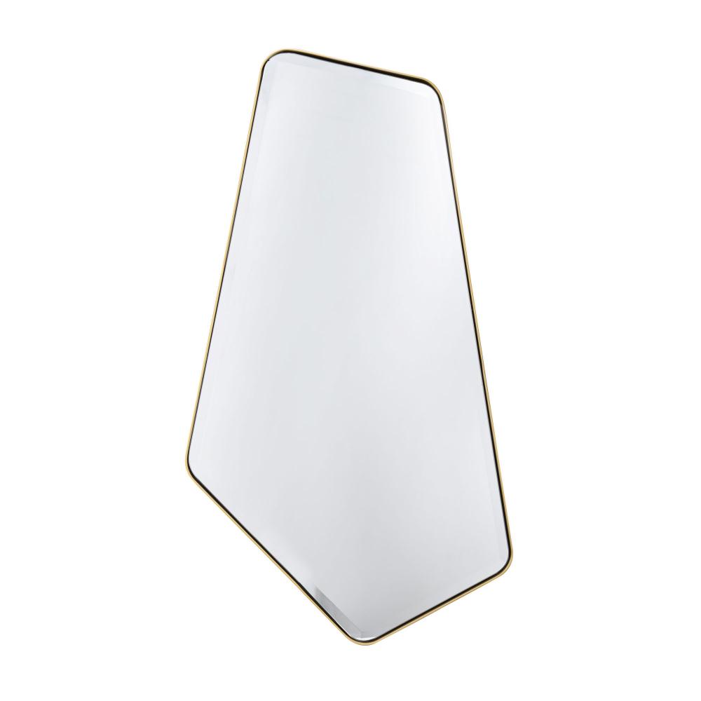 The Fun Trap 22x40 Beveled Mirror - Gold