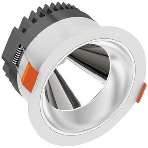 VELOCE 6IN 18W 120-277V 4000K 45Â° SILVER BAFFLE CLEAR ROUND 2030lm