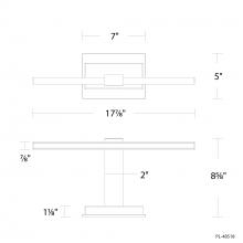 Modern Forms Canada PL-48518-30-BK - Inlet Picture Light