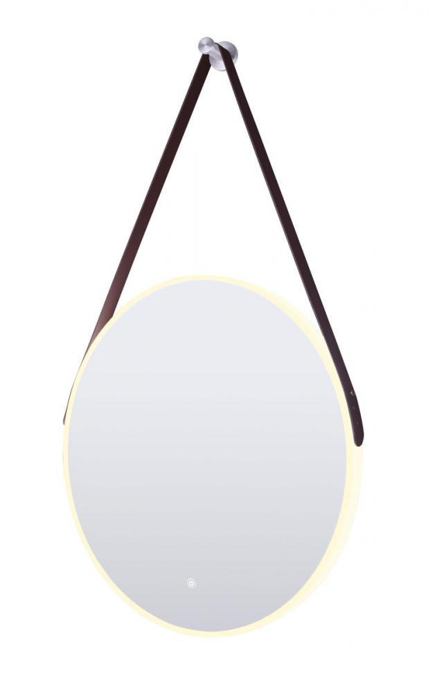 LED Mirror, LM115Z2424DM -G-, 23.6inch W x 23.6inch H, Touch Button, 40W