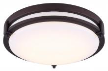 Canarm LFM112A13ORB - GILDA, LED Flush Mount, Acrylic, 19W LED (Integrated), Dimmable, 1350 Lumens, 3000K