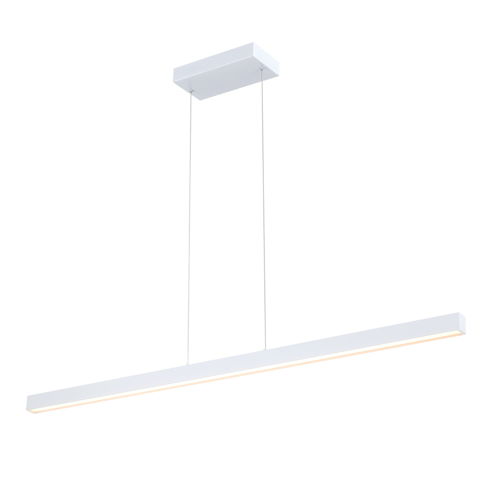 ZONA Diffused LED Linear Fixture in a Matte White finish featuring Adjustable LED Light Colour