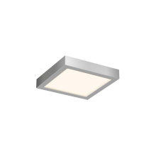 Dals CFLEDSQ06-CC-SN - 6 Inch Square Indoor/Outdoor LED Flush Mount