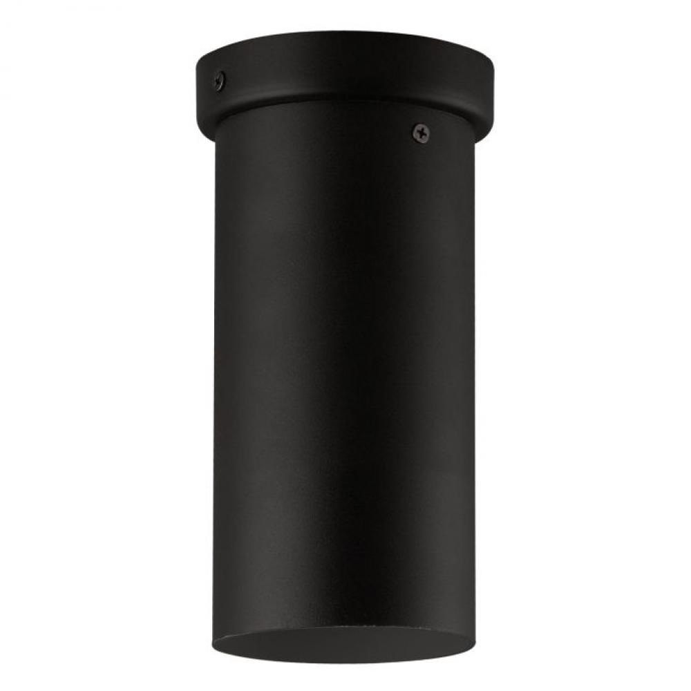 1 LT Cylinder Ceiling Light w/ Matte Black Finish