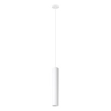 Eglo Canada 204896A - 1 LT Pendant w/ White Finish & White Cylinder Shade