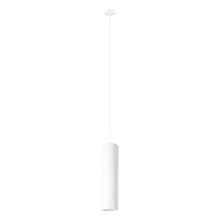 Eglo Canada 204898A - 1 LT Pendant w/ White Finish & White Cylinder Shade