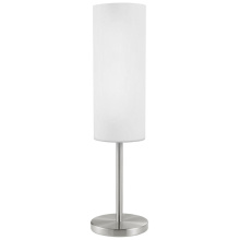 Eglo Canada 85981A - 1 LT Table Lamp w/ Matte Nickel Finish & White Frosted Glass Shade