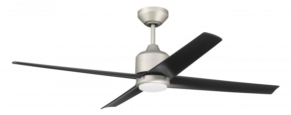 52" Ceiling Fan w/ 4 Blades, Wi-Fi & LED Light Kit, Damp