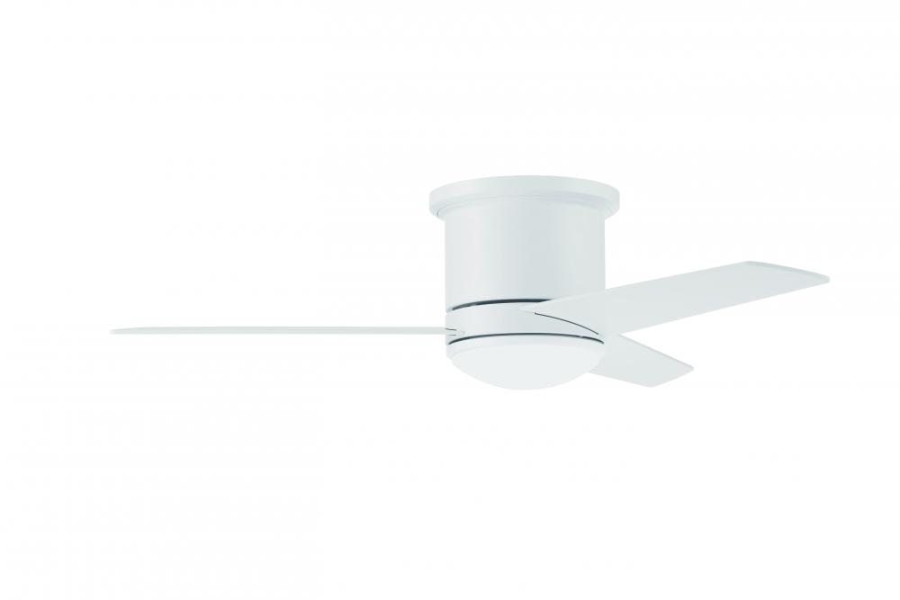 44" Hugger Ceiling Fan w/Blades & LED Light Kit, Damp Rated