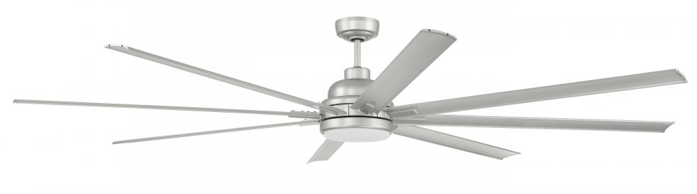 84" Ceiling Fan w/Wi-Fi, DC Motor, Blades, LED Light Kit, Wet Rated