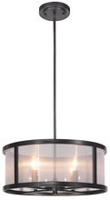 Craftmade 36794-MBK - 4 Light Pendant