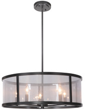 Craftmade 36795-MBK - 5 Light Pendant