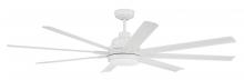 Craftmade RSH65W8 - 65" Ceiling Fan w/Wi-Fi, DC Motor, Blades, LED Light Kit, Wet Rated