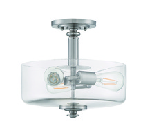 Craftmade 49853-BNK-C - 3 Light Convertible Semiflush