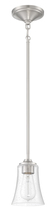 Craftmade 50491-BNK - 1 Light Mini Pendant