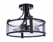 Craftmade 55353-FB - 3 Light Semiflush