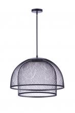 Craftmade P1006FB-LED - LED 1 Light Pendant w/Metal Mesh Double Shades