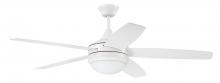 Craftmade PHZ52W5 - 52" Ceiling Fan w/ 5 Blades, LED Light Kit & Wall Control