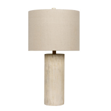 Craftmade 86200 - BL10LTX, Distressed Wood Base with Linen Hardback Shade