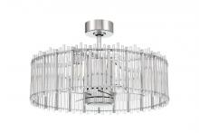 Craftmade RVL28CH4 - 31" overall, 24" Ceiling Fan w/Wi-Fi, 4 Blades & LED Light Kit