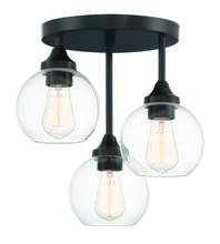 Craftmade 56253-FB - 3 Light Semiflush