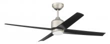 Craftmade QUL52PN4 - 52" Ceiling Fan w/ 4 Blades, Wi-Fi & LED Light Kit, Damp