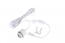 Craftmade SW1001-W - 15' White Cord w/Socket Kit