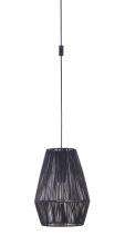 Craftmade SW2009-FB - Portable Swag Pendant w/Rattan Shade, Damp Rated