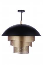 Craftmade P1011FBMG-LED - LED 1 Light Large 31.25" Dome with Mesh Tiers Pendant