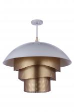 Craftmade P1011MWWMG-LED - LED 1 Light Large 31.25" Dome with Mesh Tiers Pendant