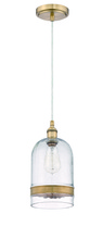 Craftmade P455AGC1 - 1 Light Pendant w/Clear Glass