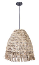 Craftmade P915ESP1 - 1 Light Pendant w/Woven Straw Shade